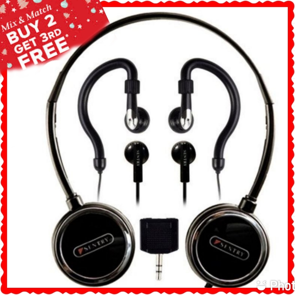 Sentry Headphone w 2-Way Splitter Plug: - Picture 5 of 5